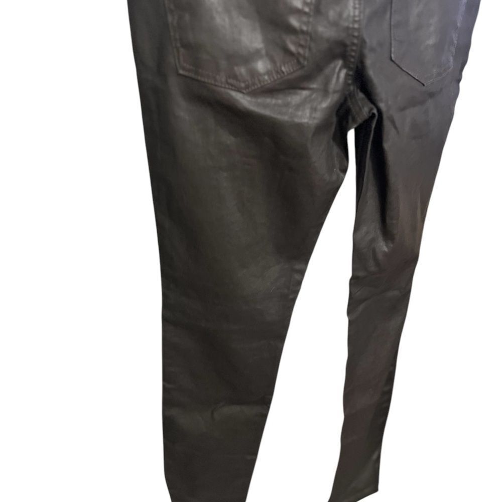 Current/Elliott Coated gray brown ankle skinny jeans 30 mid to low rise - Picture 4 of 14